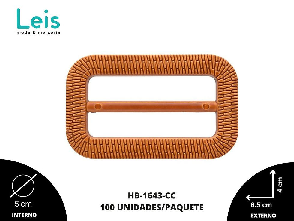 Miniatura: HEBILLA NYLON RECTANGULAR 5CM INTERIOR