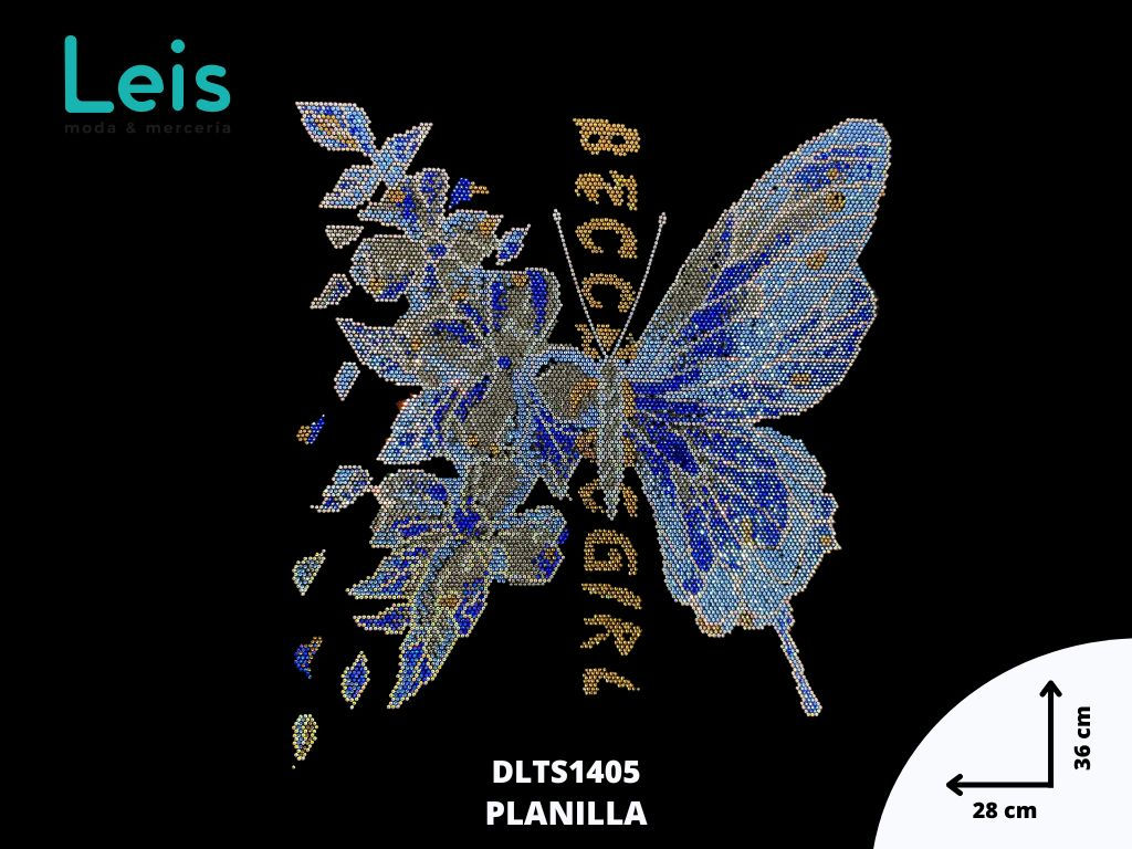 APLICACION PIEDRA TRANSFER MARIPOSA INDIVIDUAL REF: DLTS1405