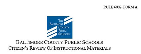 Baltimore County Public Schools Are Distributing Pornography