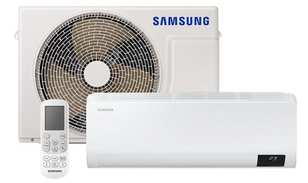 Ar-condicionado Split Samsung Digital Inverter Ultra 12.000 BTUs Frio AR12CVHZAWKNAZ Branco 220V Kit