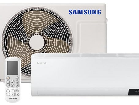 Ar-condicionado Split Samsung Digital Inverter Ultra 12.000 BTUs Frio AR12CVHZAWKNAZ Branco 220V Kit