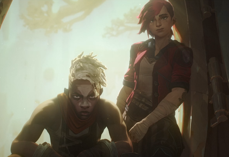 Ekko e VI na série "Arcane" (Imagem/Reprodução: Netflix)