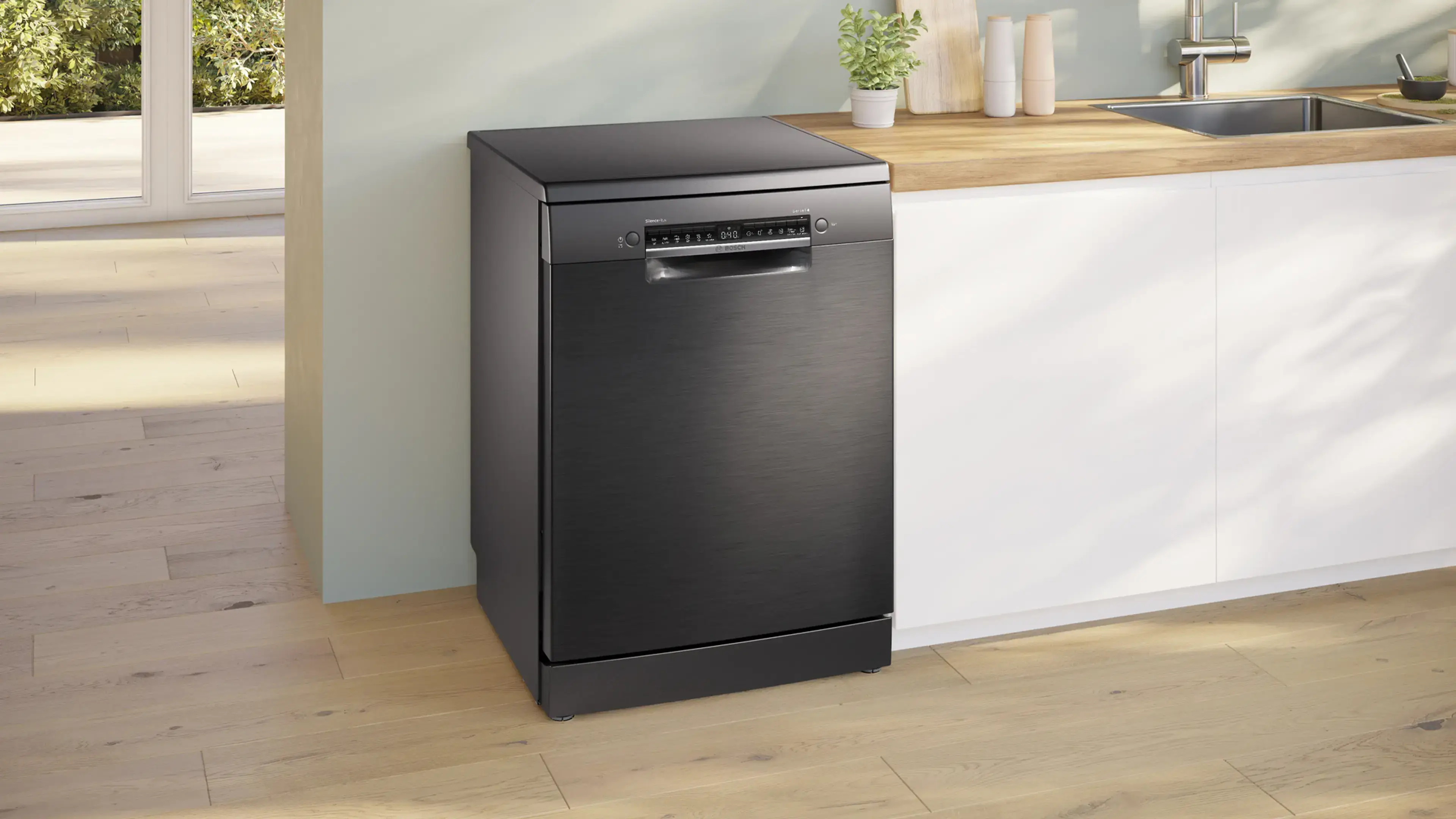 BOSCH SMS4EMC06E Bosch 14人份洗碗機 60cm 獨立式洗碗碟機 自動開門烘乾技術