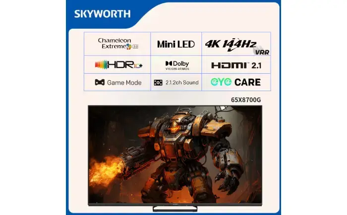 創維 65X8700G 價格 Skyworth 65X8700G 香港 65吋 4K Mini LED 電視 創維 電視 推薦
