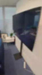 Thumbnail: 高身單腳座地電視架 免鑽牆電視落地架 電視落地架推薦 可旋轉電視支架