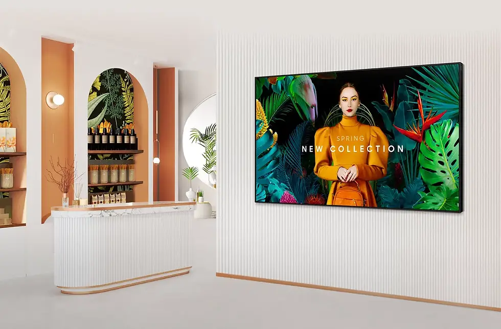 Thumbnail: SAMSUNG QM75C 三星 75吋 4K 數碼告示牌 Samsung QMC Series Signage 75吋 商用電視 顯示屏