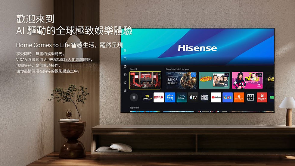 Thumbnail: 65Q6S Hisense  海信65吋電視  4K QLED電視  智能電視推薦  特價電視優惠  香港買電視