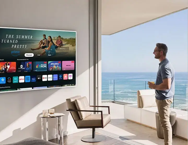 縮圖：SAMSUNG 75LS03D The Frame 75吋 LS03D 藝術電視  防反光 畫框系列 one connect box