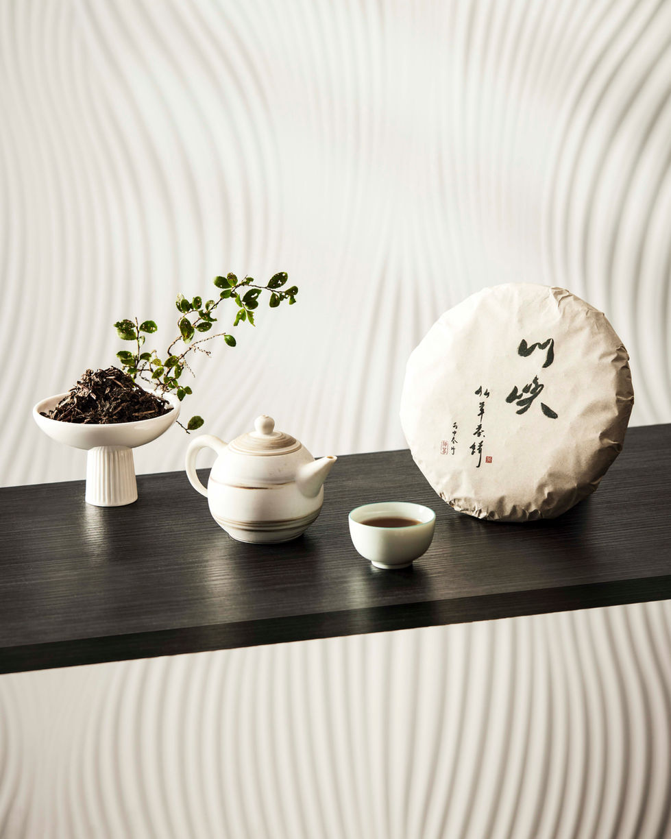 Eastern aesthetics meets modern minimalism. Using bright tones and linear backgrounds to redefine traditional tea culture.