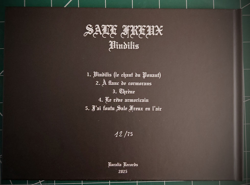 Miniature : SALE FREUX - Vindilis CD DELUXE EDITION