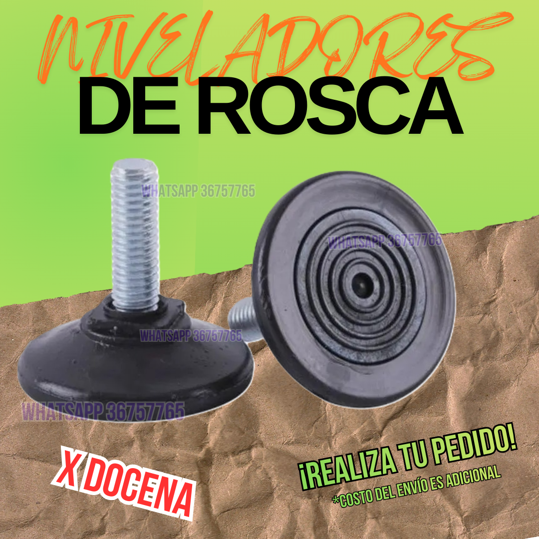 Niveladores de rosca