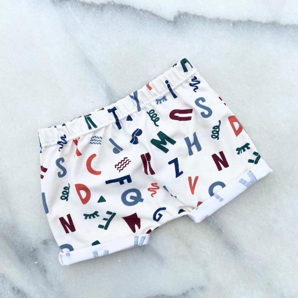 Alphabet Harem Shorts