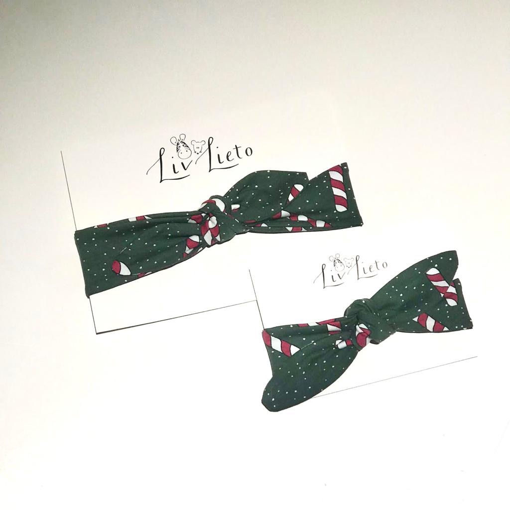 Green Candy Cane Headband