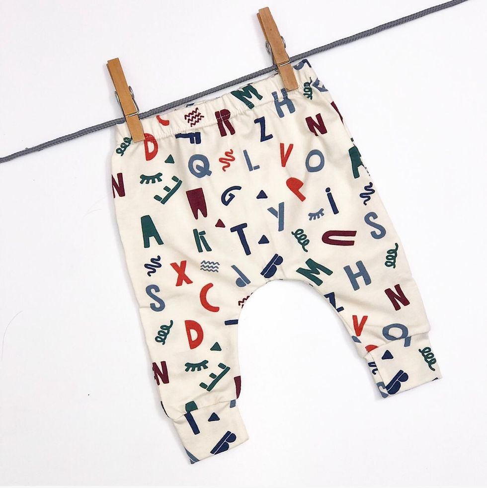 Alphabet Harem Leggings