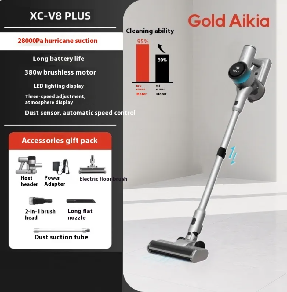 Thumbnail: Cordless High-Suction Home Vacuum Cleaner