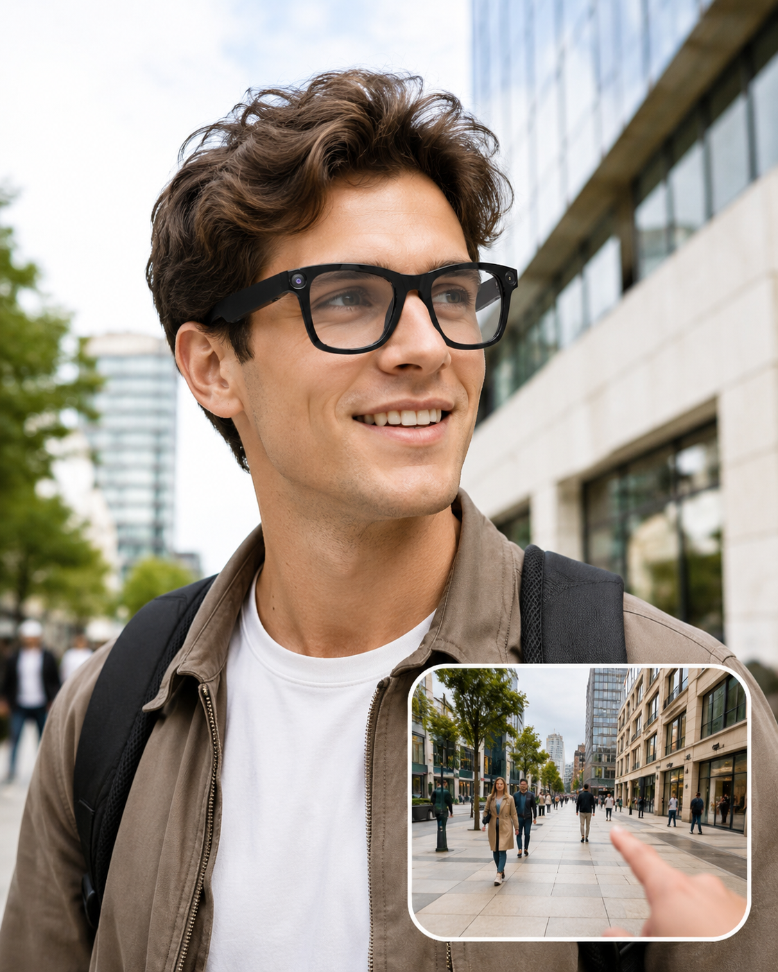 AI Camera Smart Glasses
