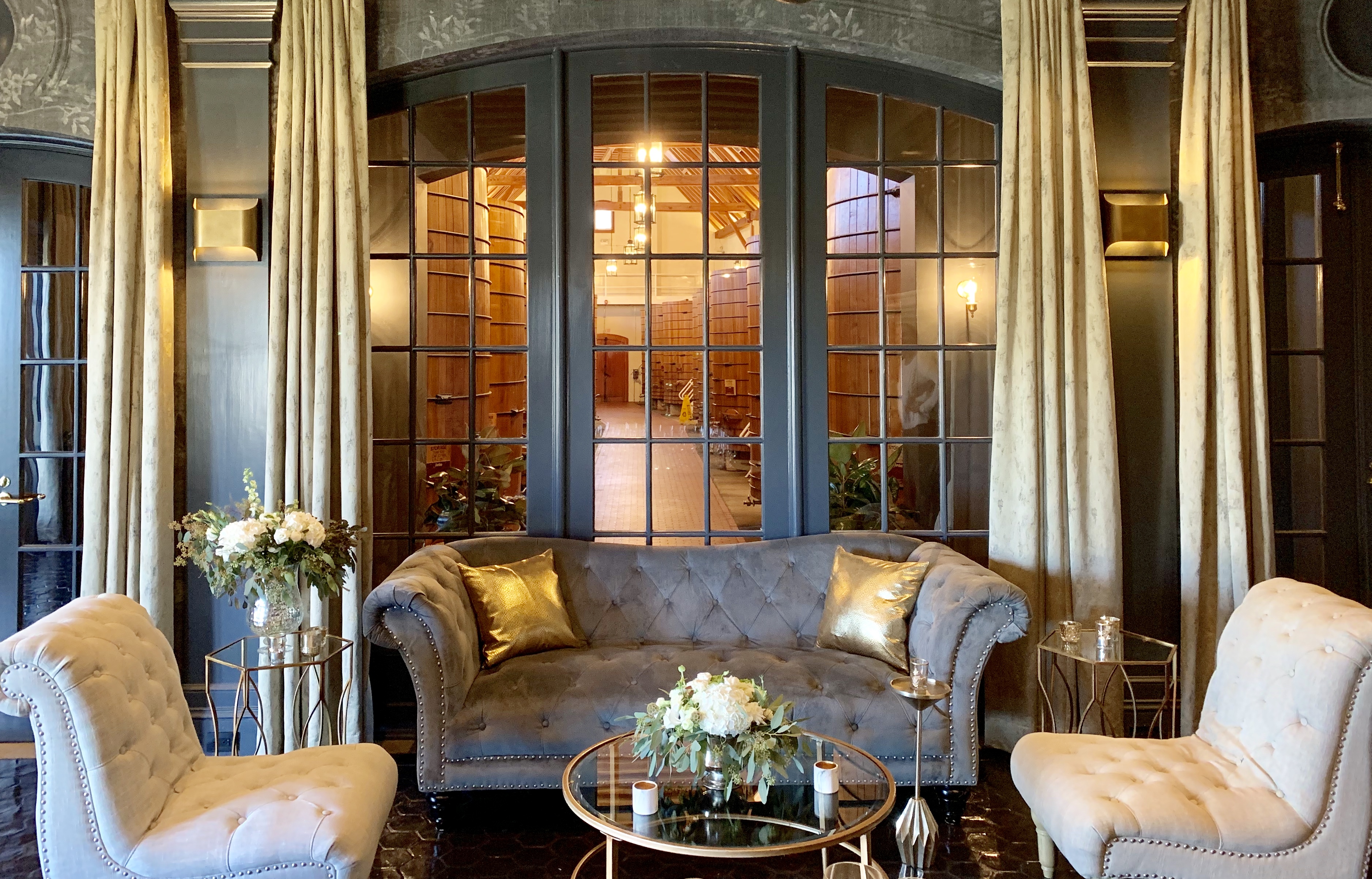 Grey Velvet Lounge