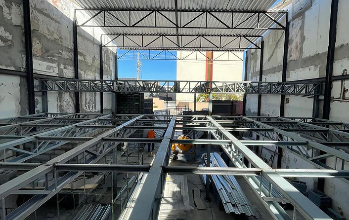 Obra em andamento