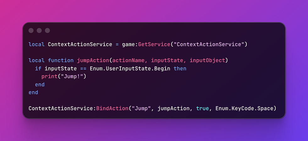 🎮 Why You Should Use ContextActionService Over UserInputService in Roblox