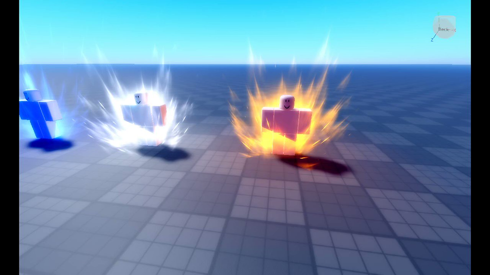 A vibrant energy shield shimmers around a character, deflecting incoming projectiles with bright sparks.