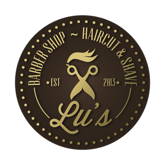 Lu’s Barber Shop logo representing premium haircuts, beard trims, and classic grooming services