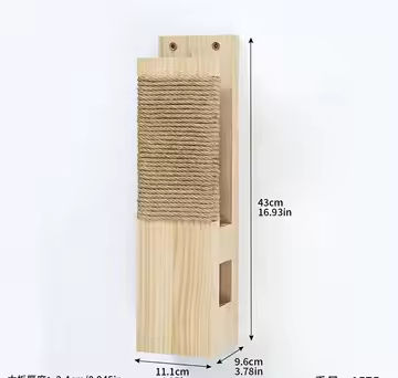Thumbnail: Traditional. Rope Wrapped, Wall Mount Makiwara