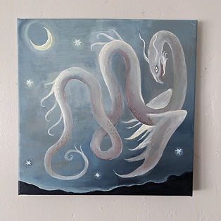 Acrylic painting wurm
