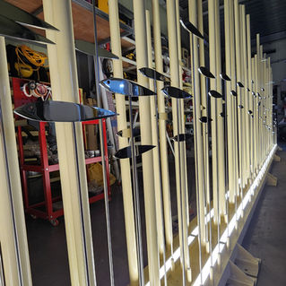 물고기 패턴 조형