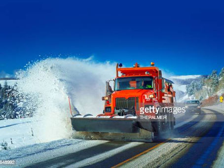 Winter breakdown on the highway...