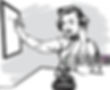 telephone dispatcher illustration