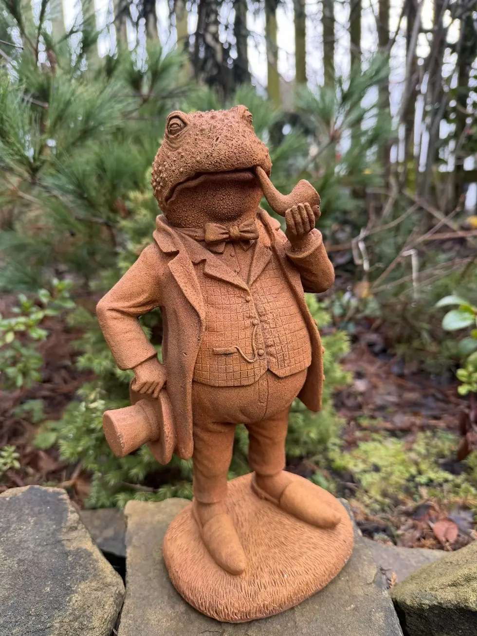 Thumbnail: Mr Toad Rust Iron Garden Statue