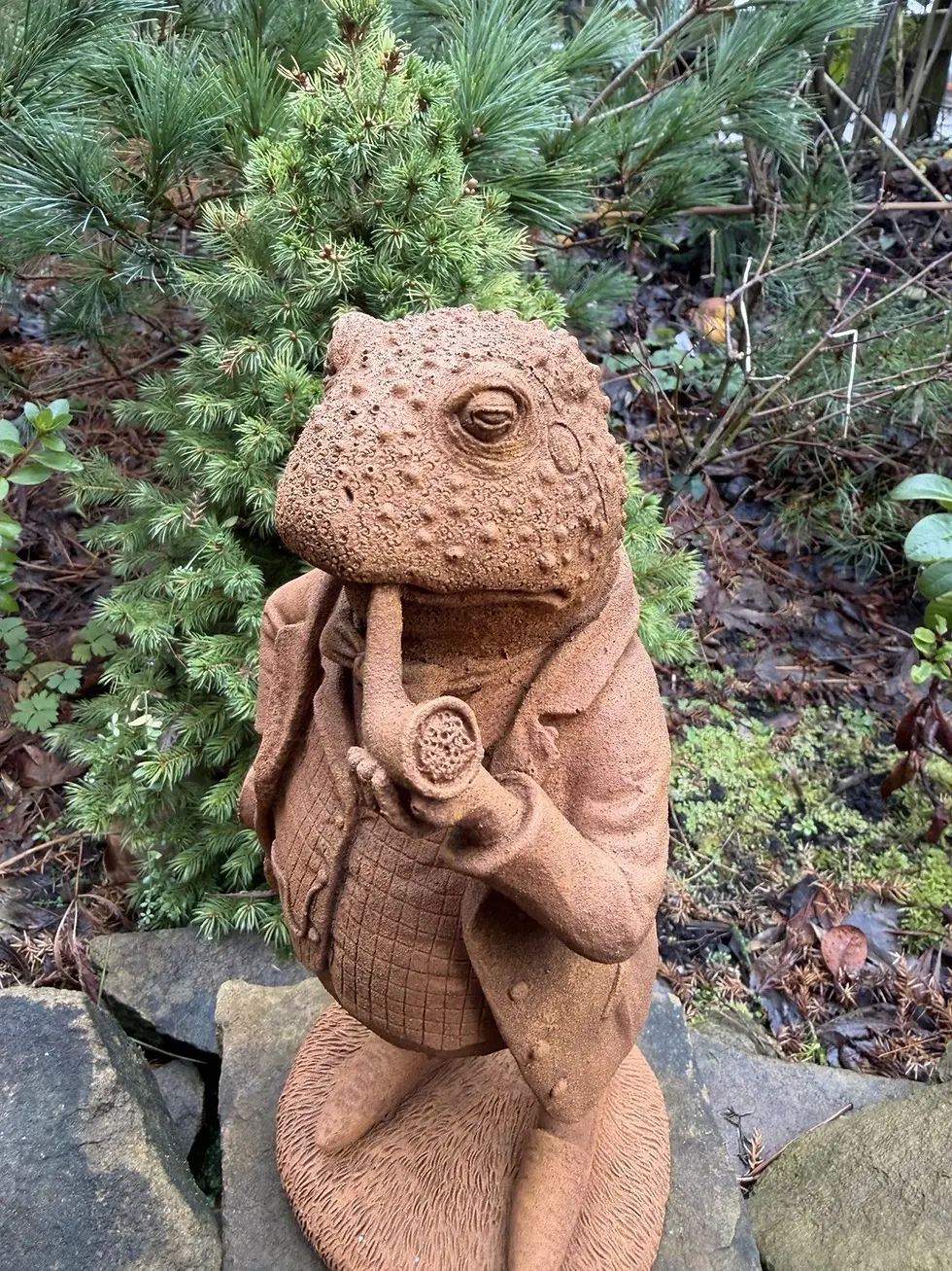 Thumbnail: Mr Toad Rust Iron Garden Statue