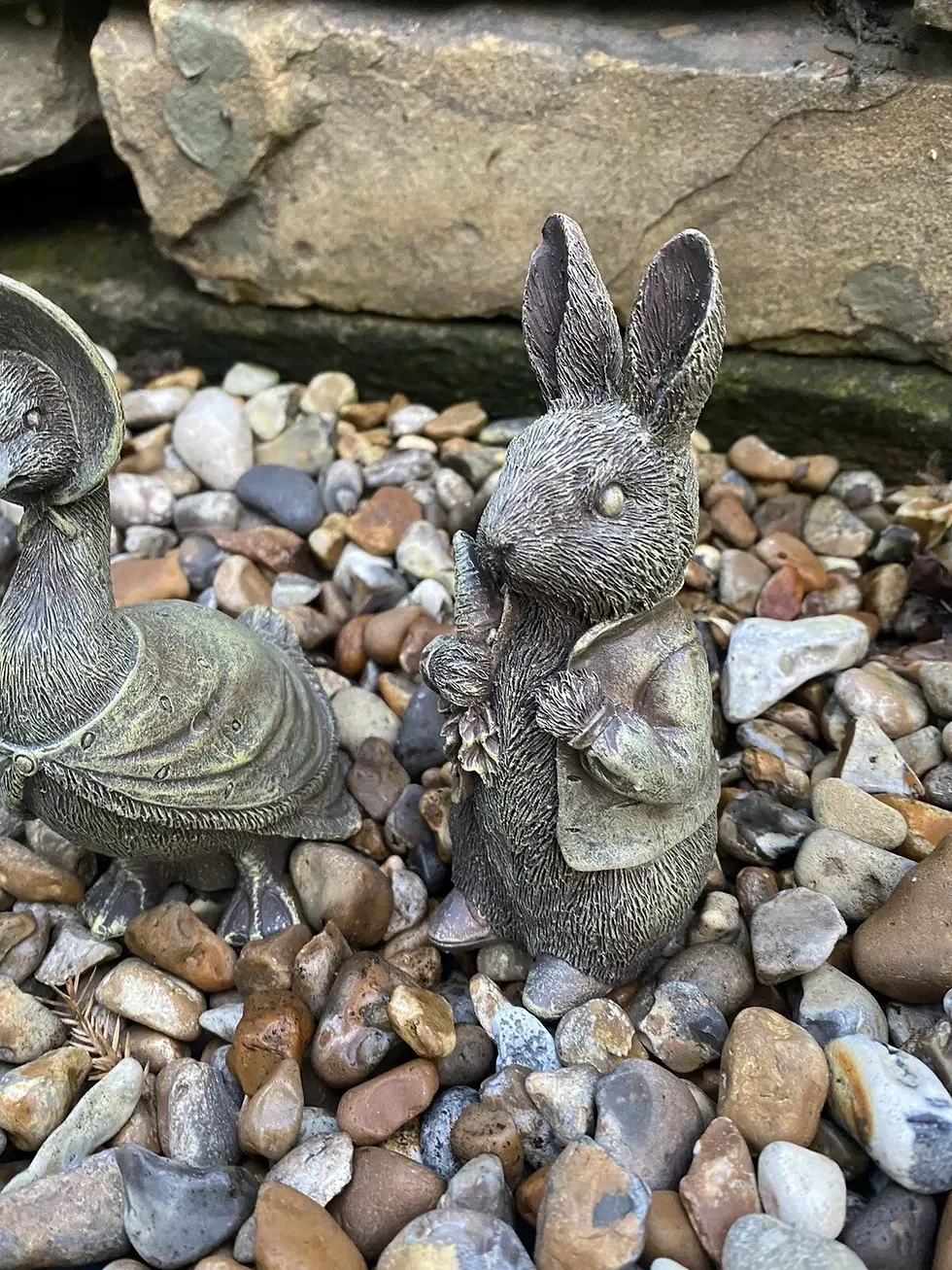 Thumbnail: Set 3 Beatrix Potter Garden Ornaments