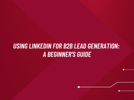 Using LinkedIn for B2B Lead Generation: A Beginner's Guide