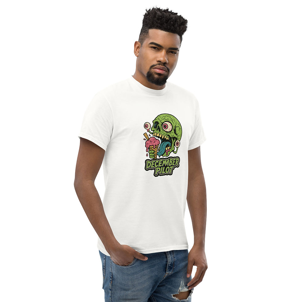 Thumbnail: Zombie Skull Ice Cream Graphic Tee