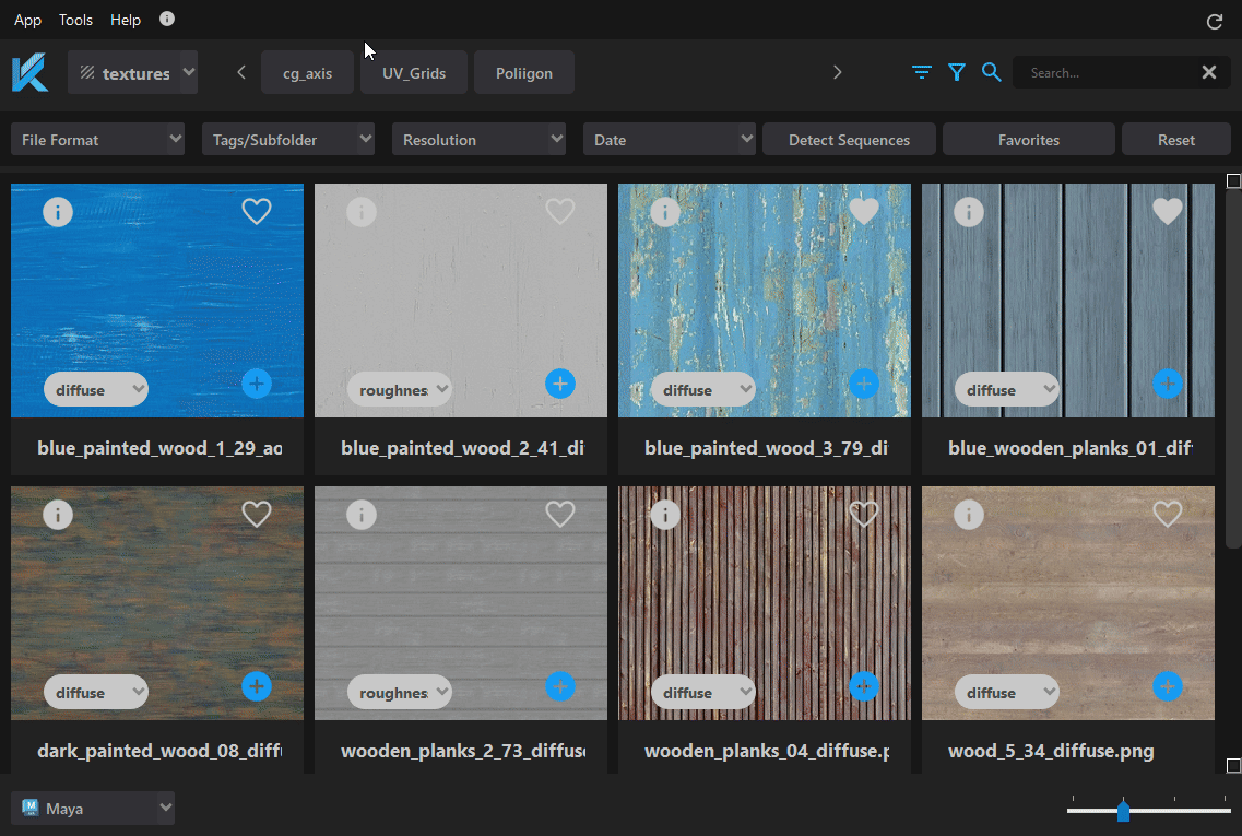 filter and search preview