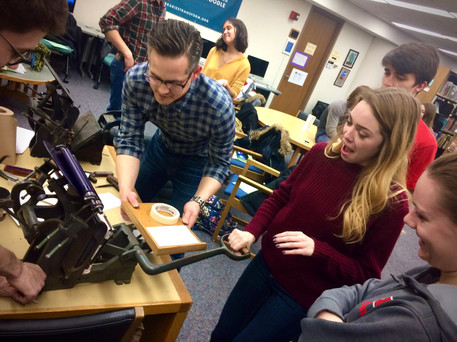 Letterpress Printing in the Text Technologies Lab