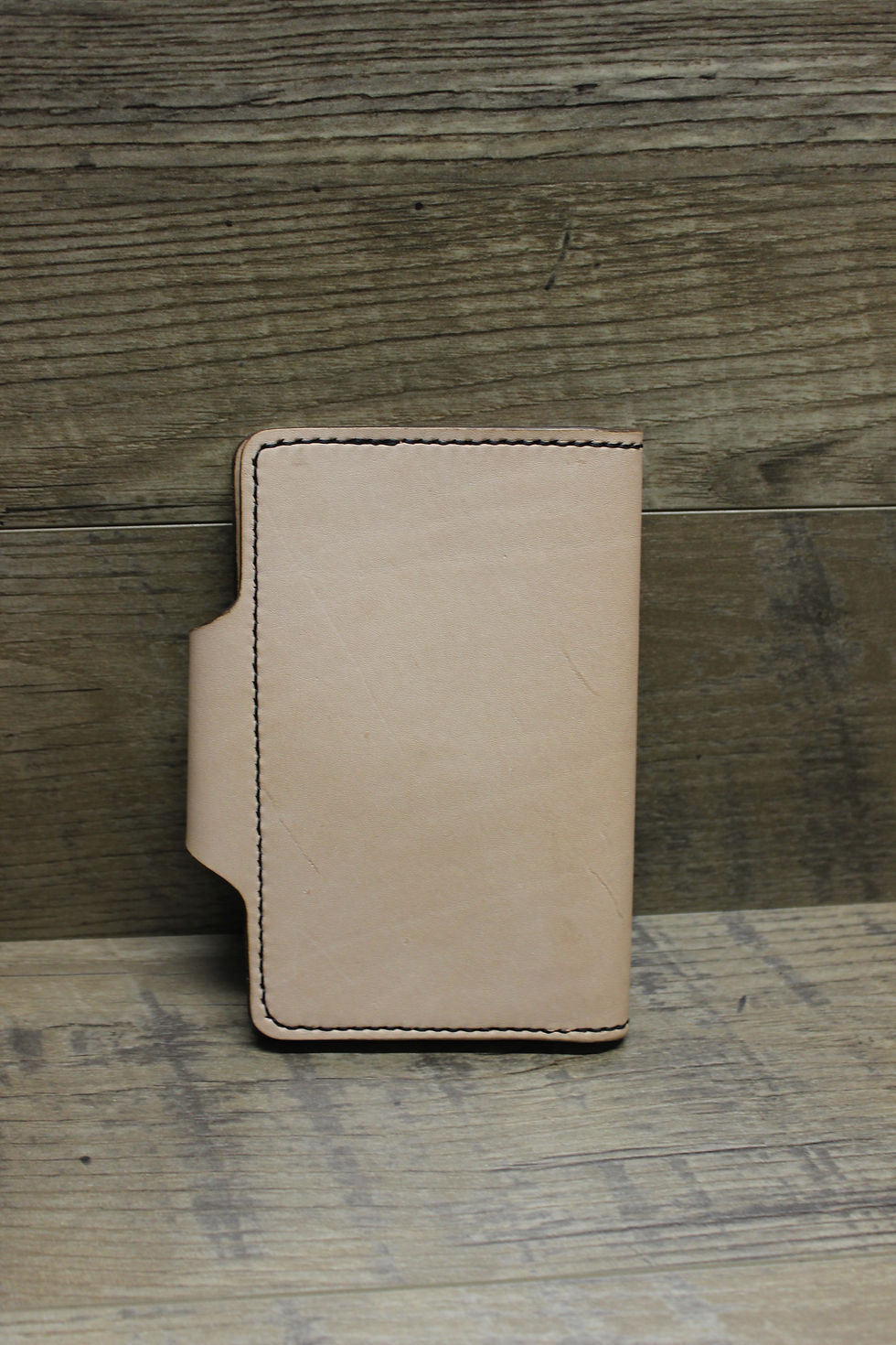 Thumbnail: Handcrafted leather Marvin the Paranoid Android travel wallet and passport cover
