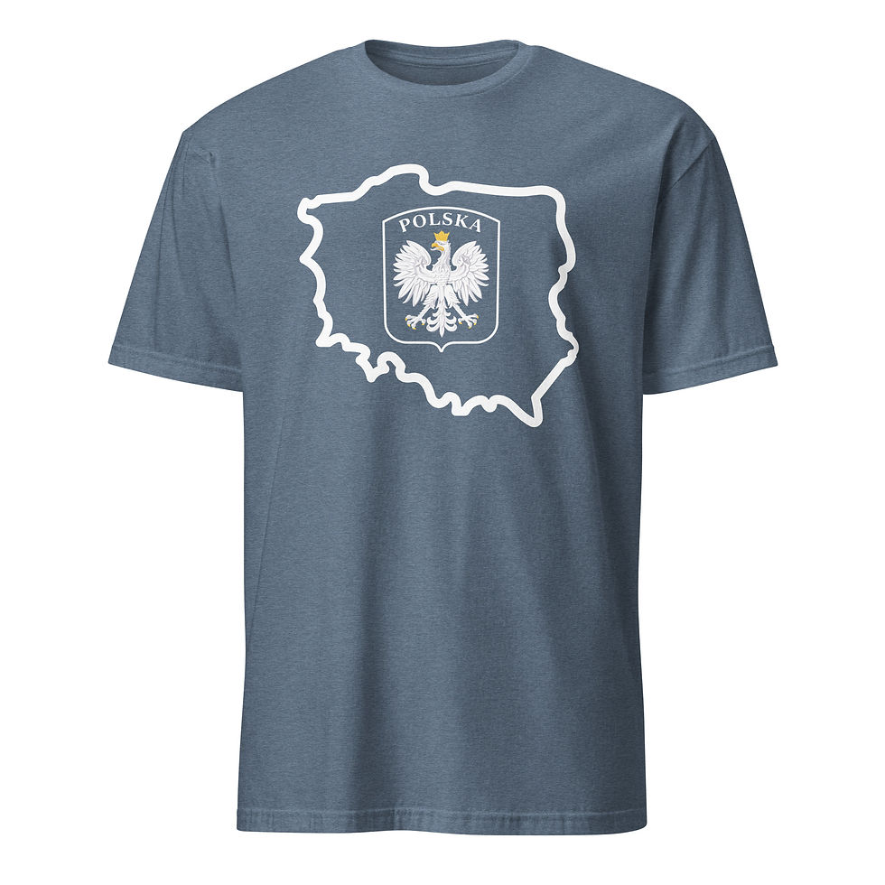 Thumbnail: Poland Map Eagle Men's T-Shirt