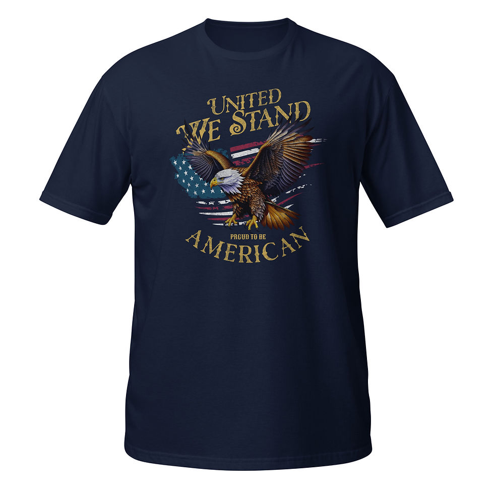 Thumbnail: United We Stand Men's Patriotic T-Shirt