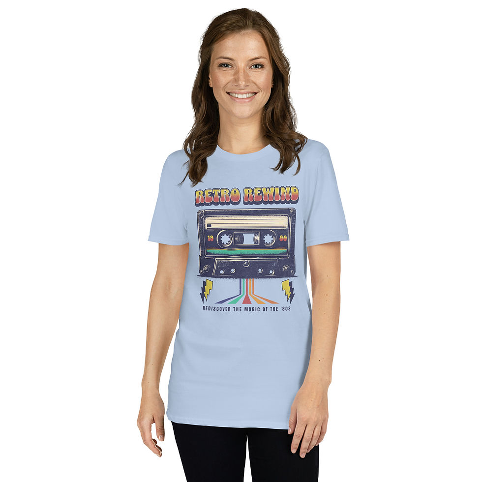 Thumbnail: Cassette Tape Retro Rewind Women's T-Shirt