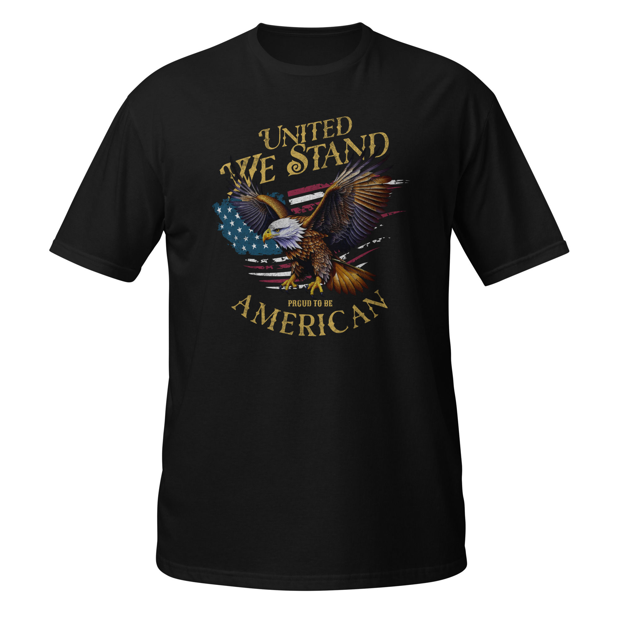 United We Stand Women's Patriotic T-Shirt
