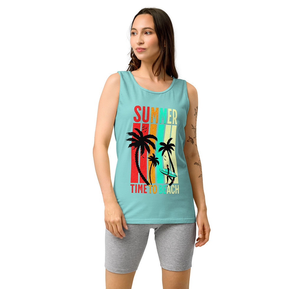 Thumbnail: Summer Time to Beach Women's Tank Top