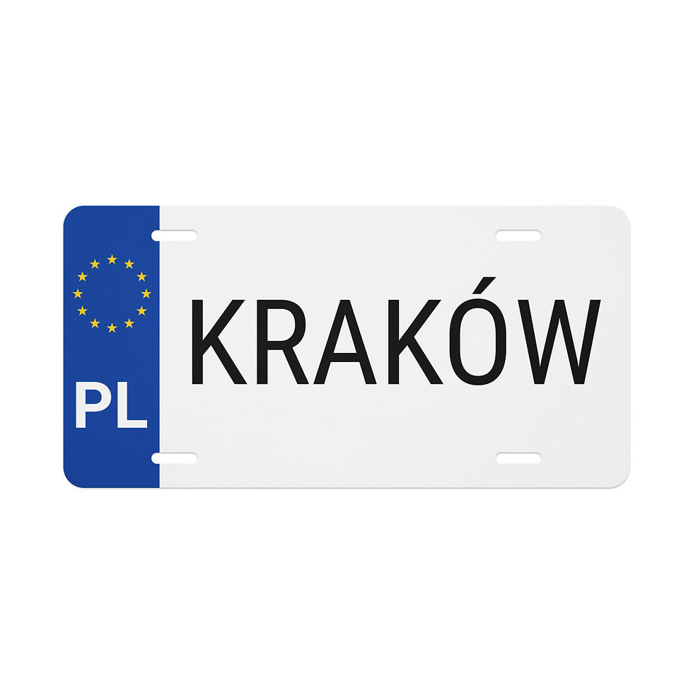 Thumbnail: Krakow License Plate