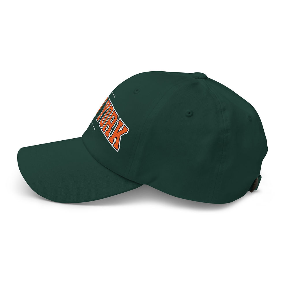 Thumbnail: New York Embroidered Cotton Twill Cap