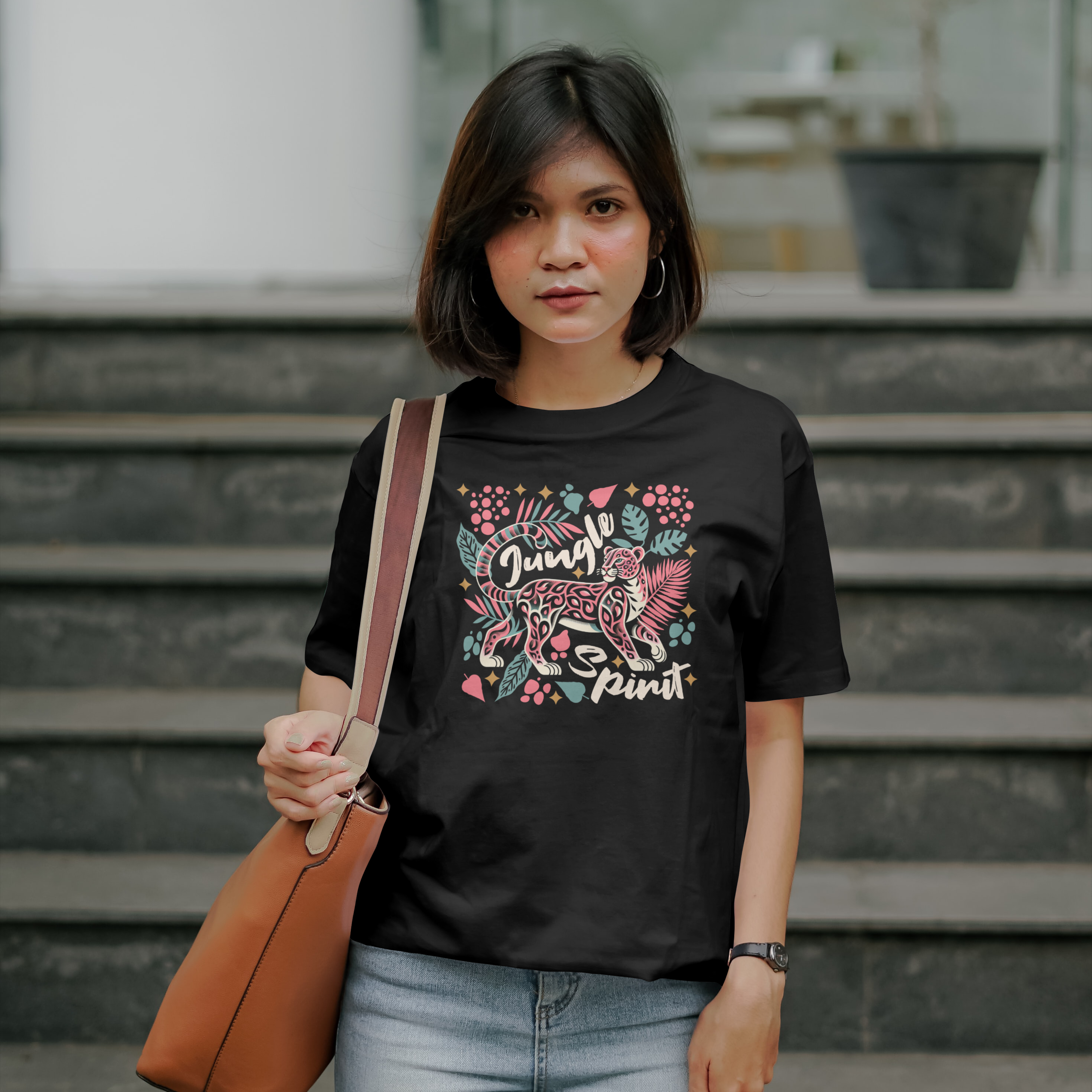 Jungle Spirit Leopard Women's T-Shirt