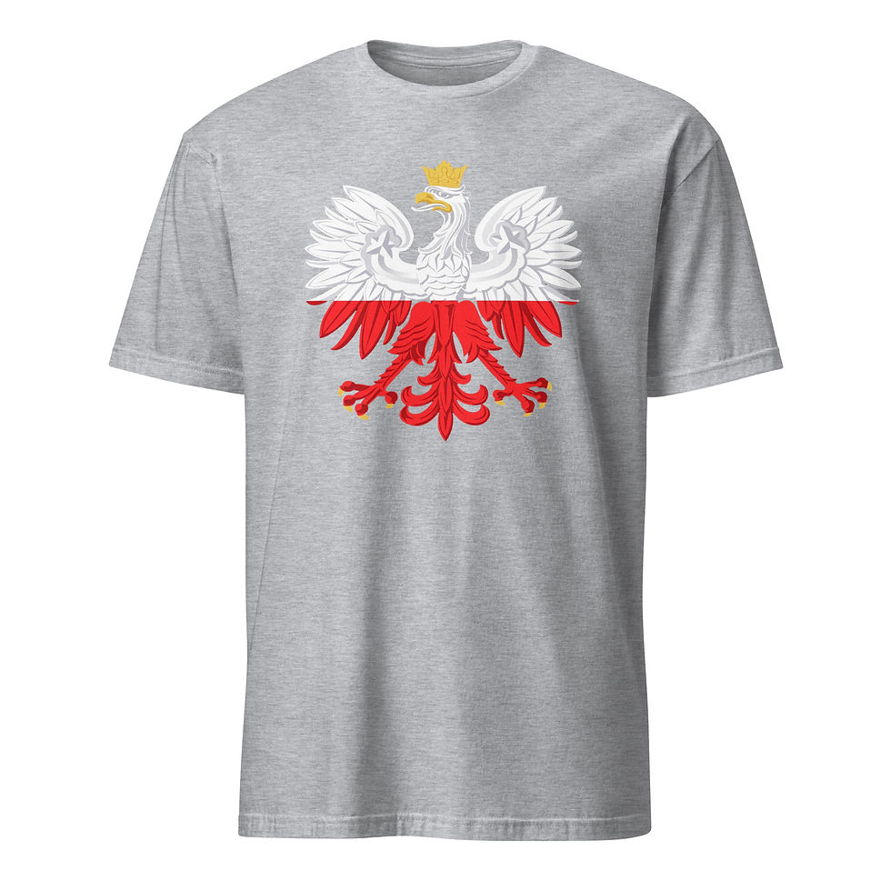 Thumbnail: White Red Polish Eagle Men's T-Shirt