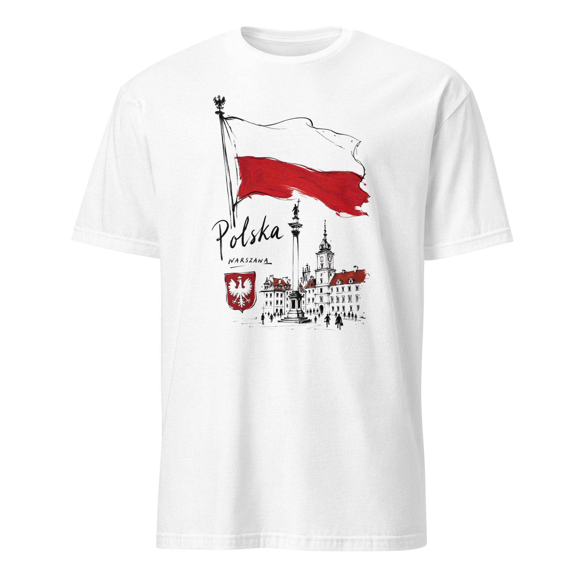 Warsaw Polish Flag Men's T-Shirt