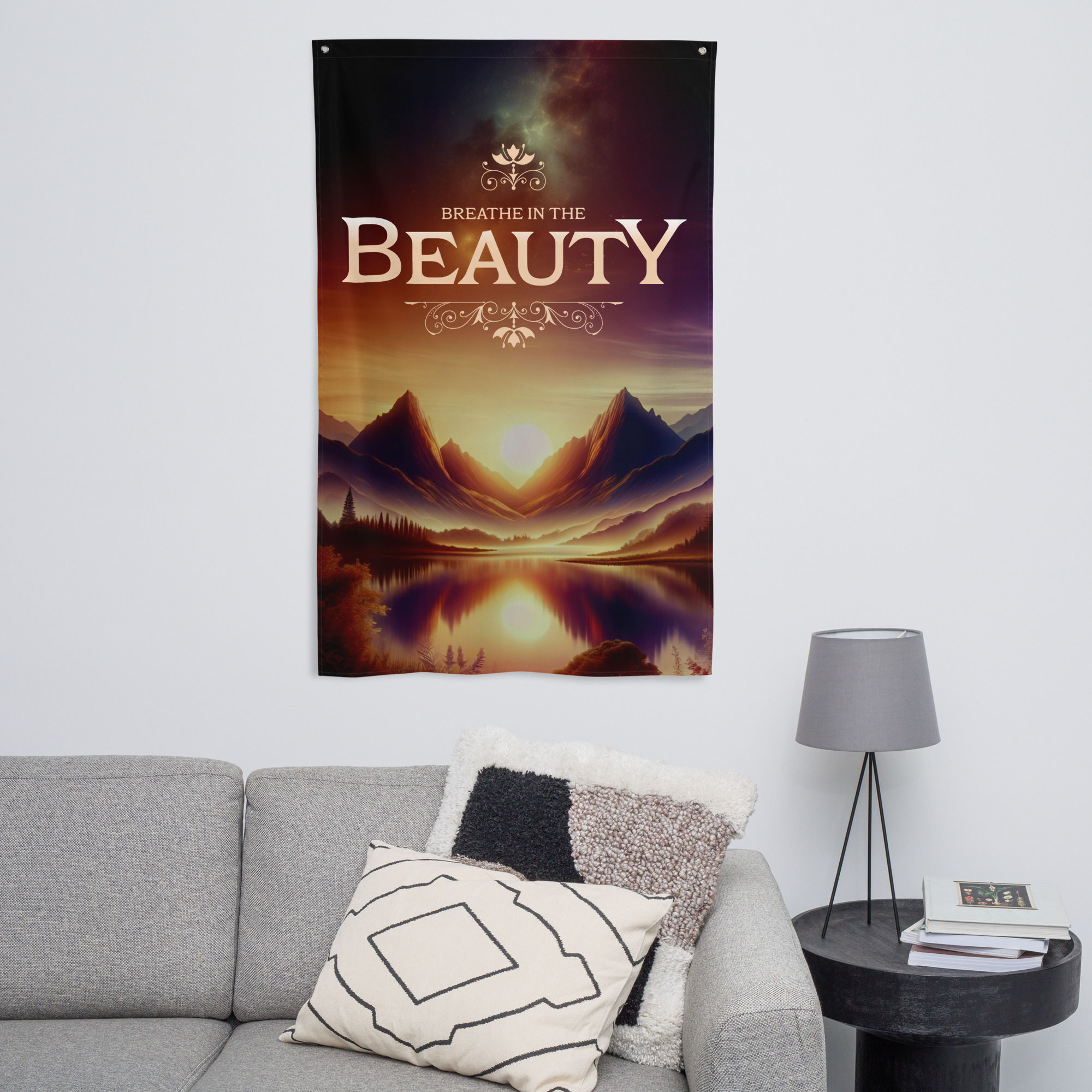 Breathe in the Beauty Flag