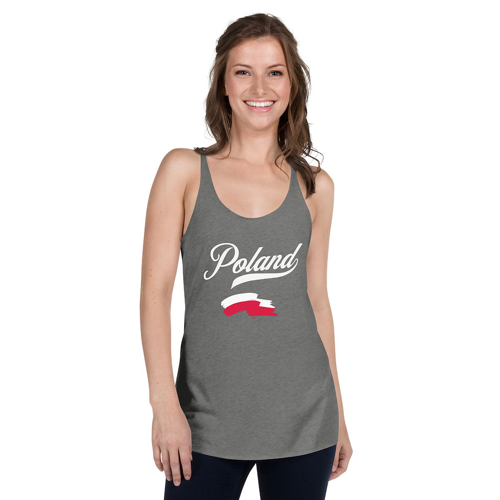 Thumbnail: Polish Flag Women's Racerback Tank